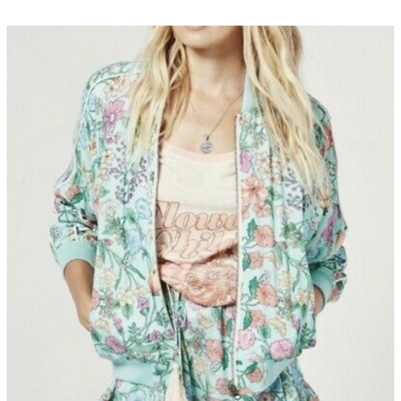 NWT  🥑🌺 Spell Sayulita bomber jacket XS ✌🏻 - Picture 7 of 15